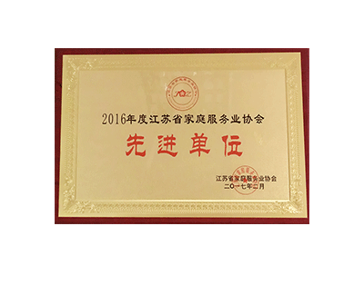 2016年度江苏省家庭服务业协会