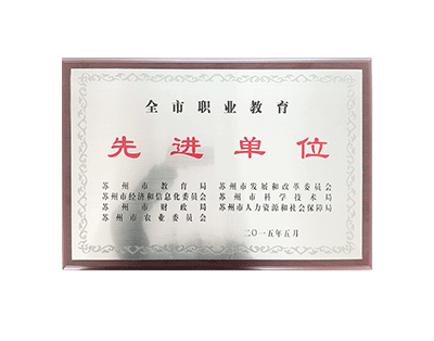 全市职业教育先进单位
